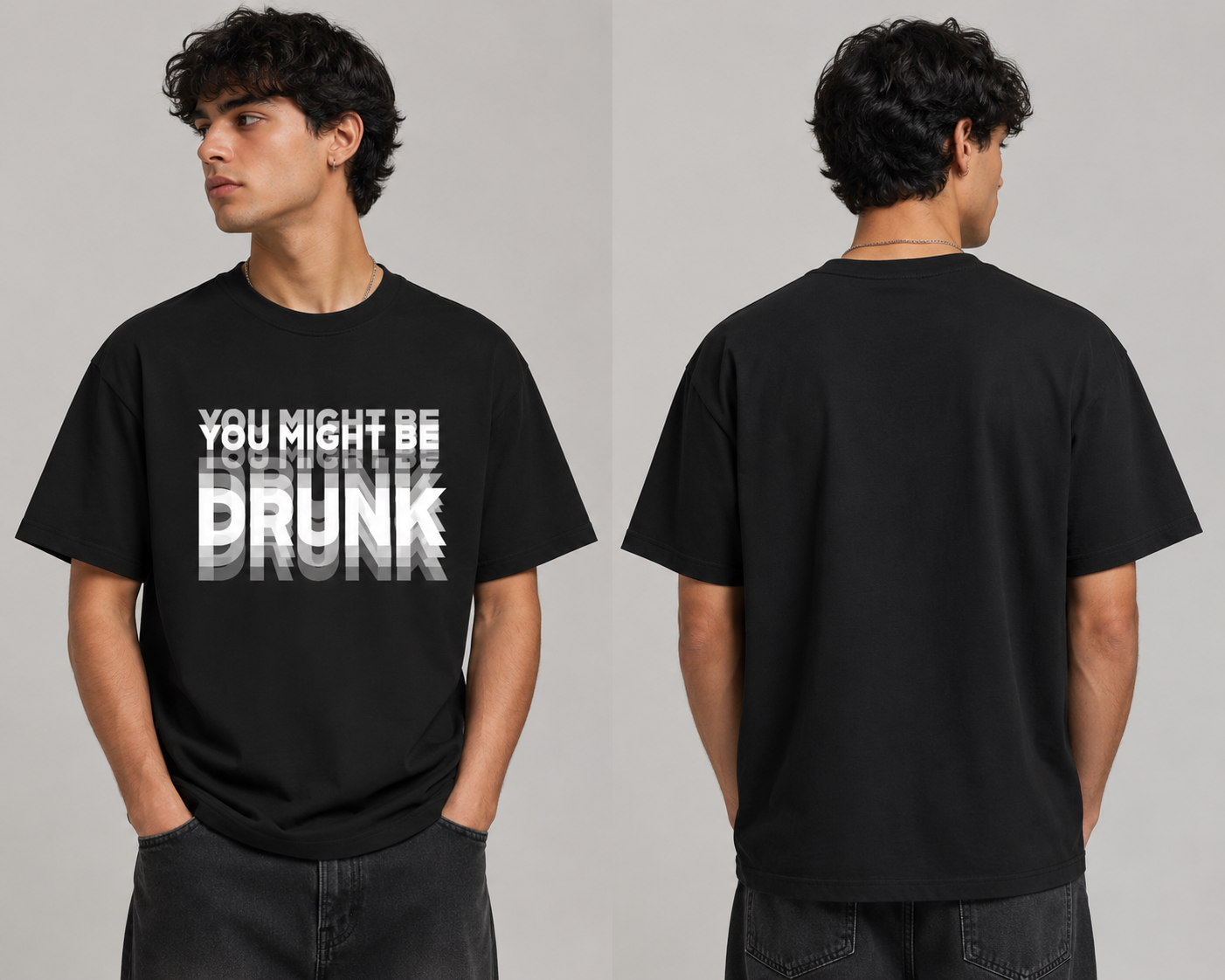 Nexa – You Might Be Drunk Oversized Tee
