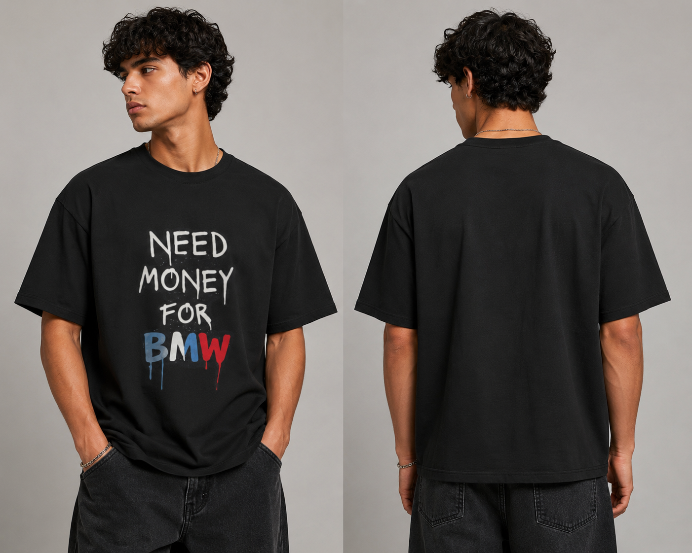 Nexa – Need Money For BMW Oversized Tee