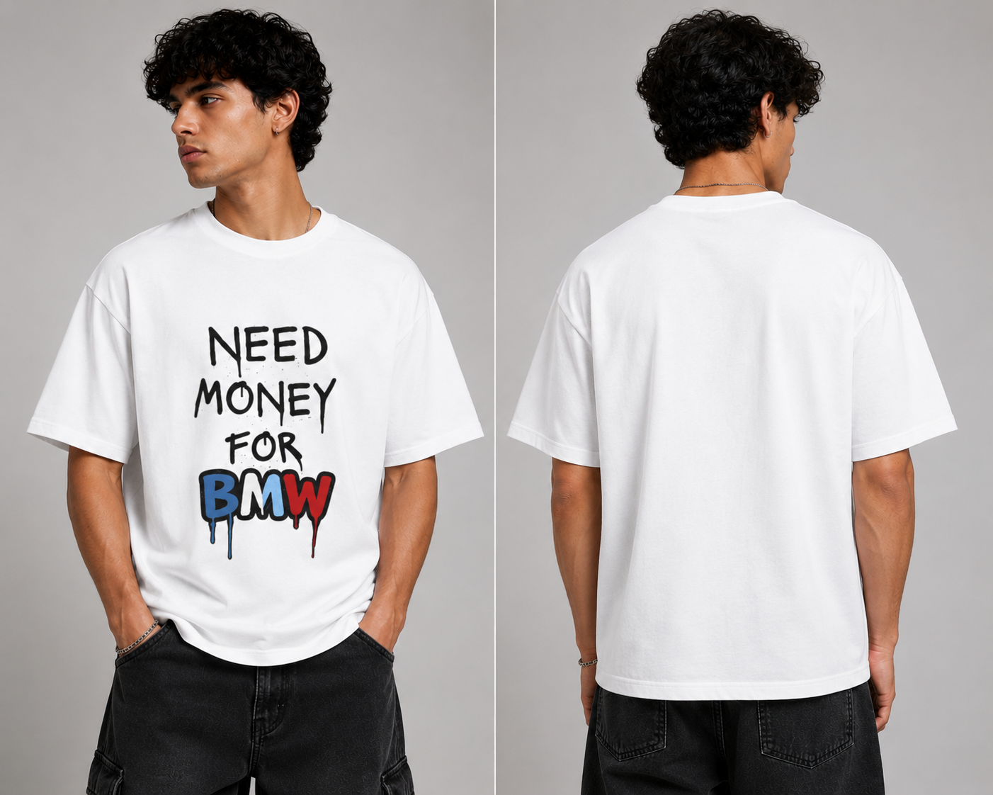Nexa – Need Money For BMW Oversized Tee