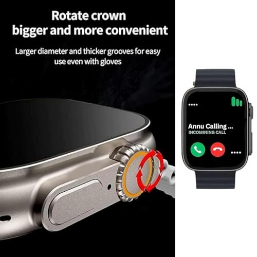 Bluetooth Calling Smart Watch for Men & Women | HD Touch Display | Heart Rate Monitor | Fitness Tracker | Sports Modes Amazon.in: Sports, Fitness & Outdoors - Image 3